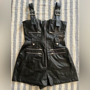 Leather Romper